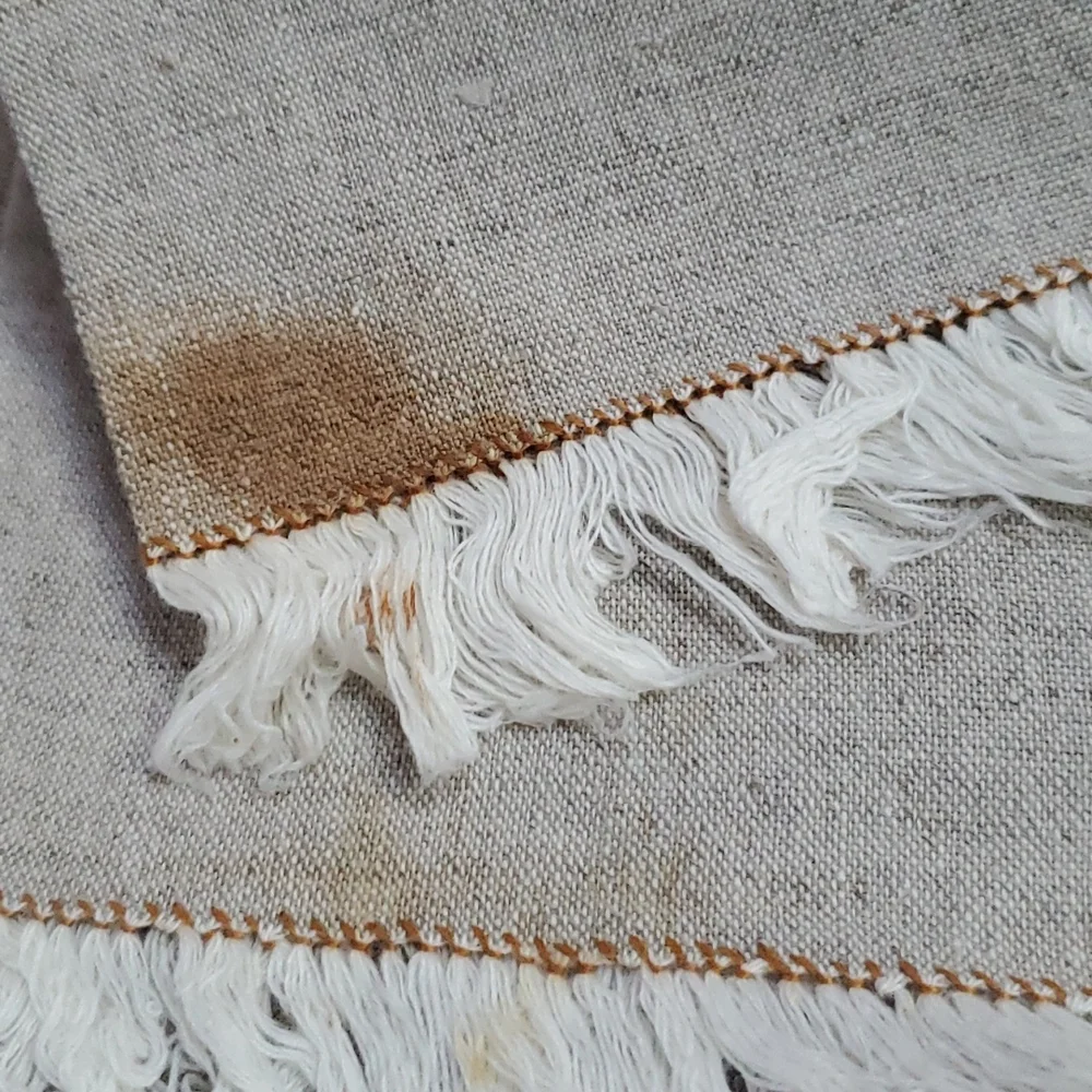 Hand Made Linen Embroider 6 Napkins Table Linen